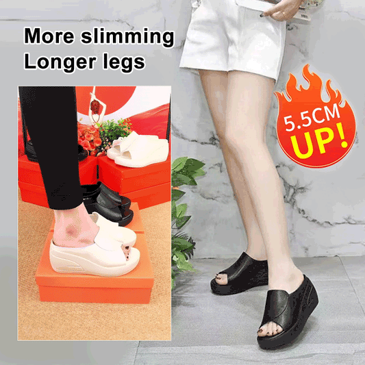 👡【5,5 cm obcas】 miękka podeszwa sandały na koturnie dla kobiet