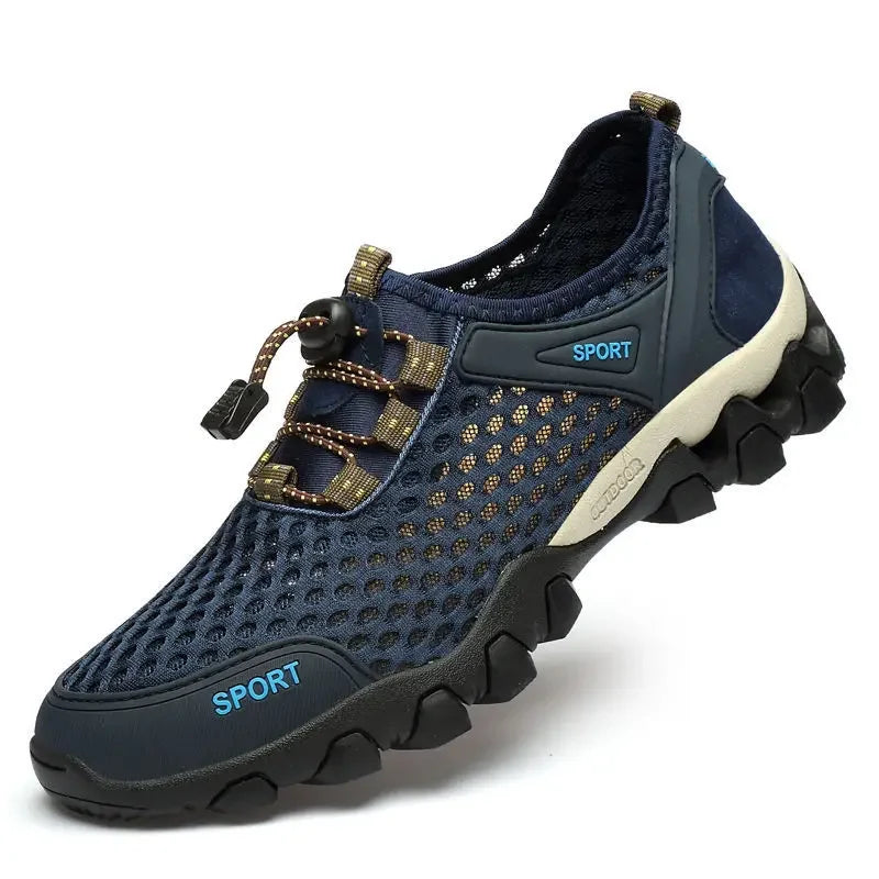 👍【39-44】2025 Letnie oddychające buty trekkingowe z siateczki dla mężczyzn