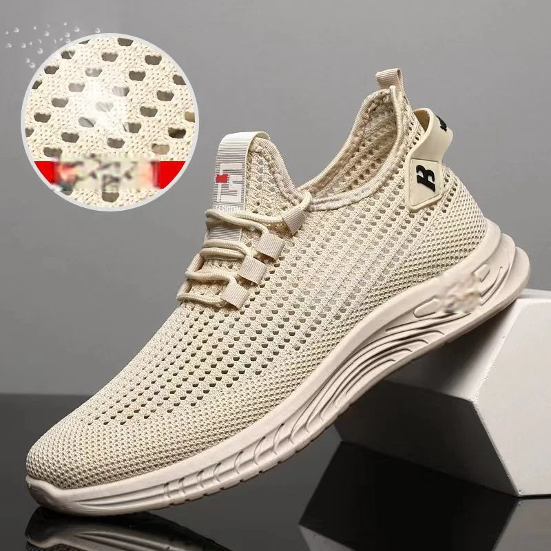 👟【39-44】Pantofi de bărbați casual confortabili, respirabili, din plasă, anti-alunecare, la modă
