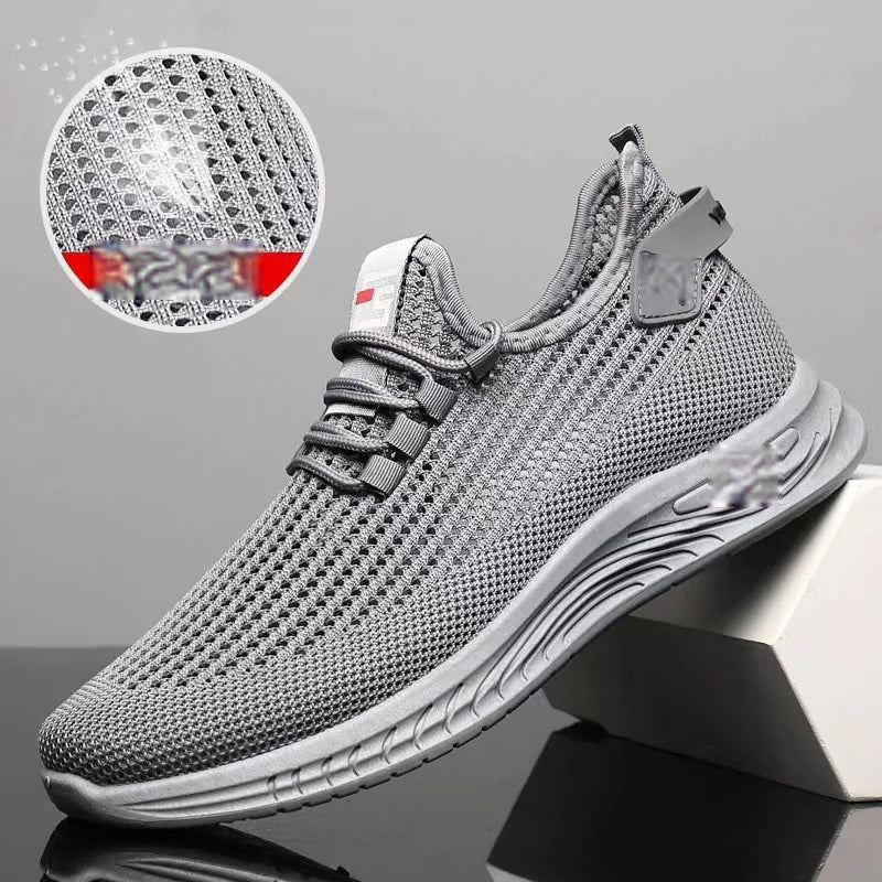 👟【39-44】Pantofi de bărbați casual confortabili, respirabili, din plasă, anti-alunecare, la modă