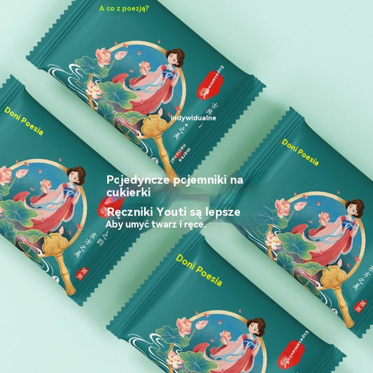 【🔥30 sztuk】Skompresowane, powiększone, pogrubione i wielokrotnego użytku jednorazowe ręczniki przenośne