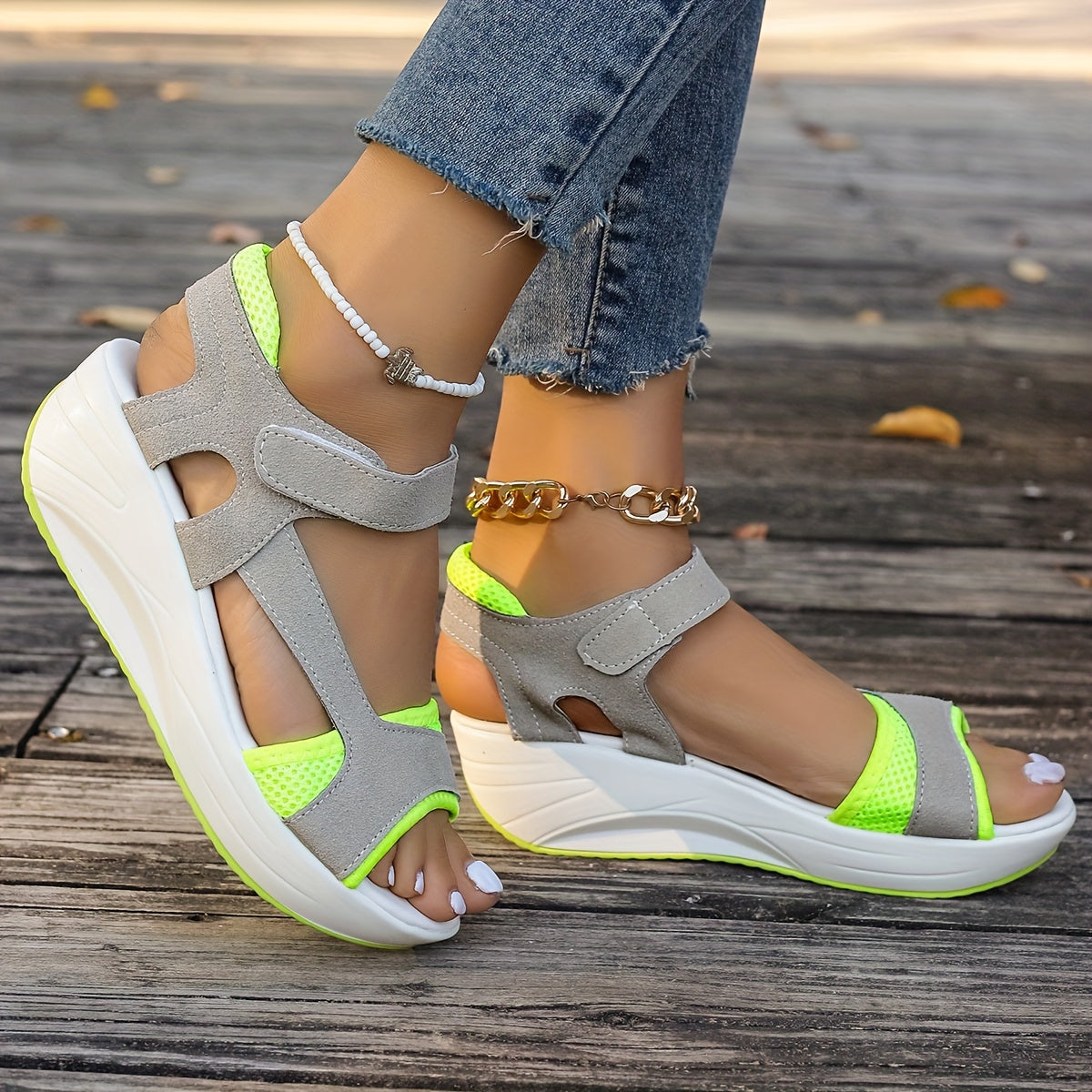 🔥👡【35-43】Sandale cu velcro noi de vară pentru femei
