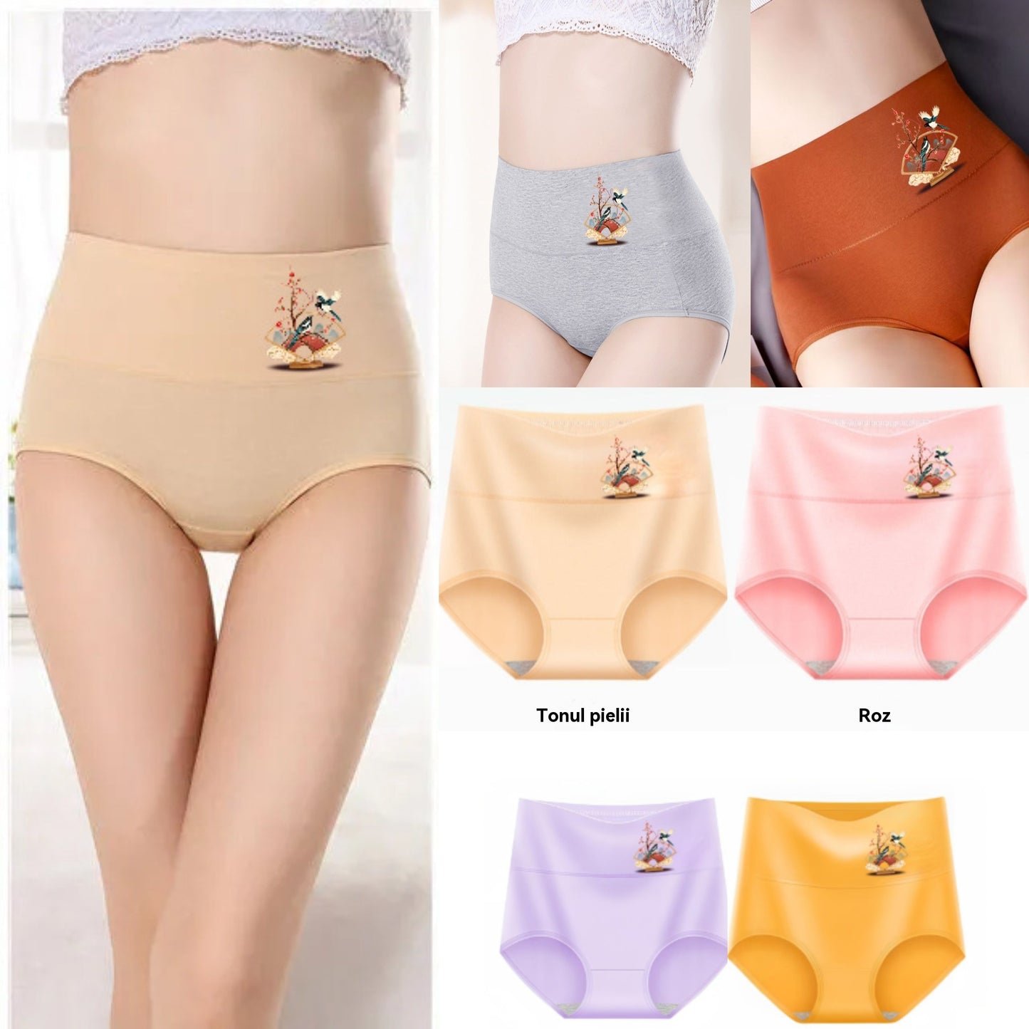 💖【Kupite 3, dobijte 3 gratis】Visoki struk, podizanje stražnjice, izrađeno od visokokvalitetnog pamuka✨️ (40-100 kg)