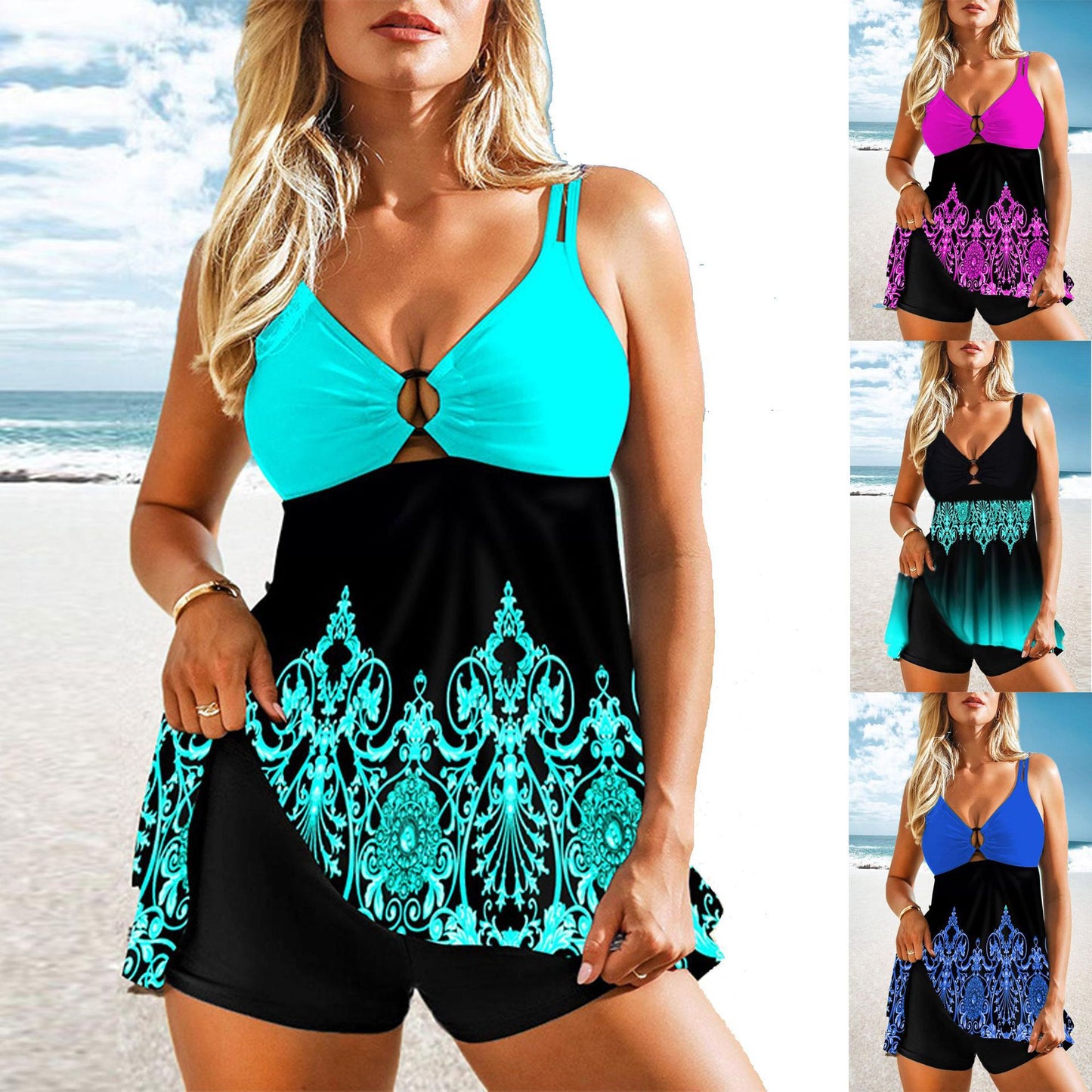 【S-5XL】2025 Set costum de baie imprimat nou pentru dama