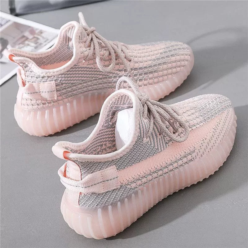 【35-40】👟2025 pantofi noi din plasă zburătoare, respirabili, din nucă de cocos