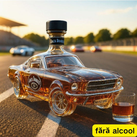 Sticlă decorativă whisky în formă de mașină, fără alcool