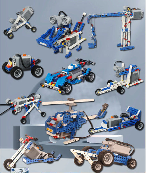 🤖【Szczęśliwe chwile dzieci】😀Elektryczna zabawka budowlana