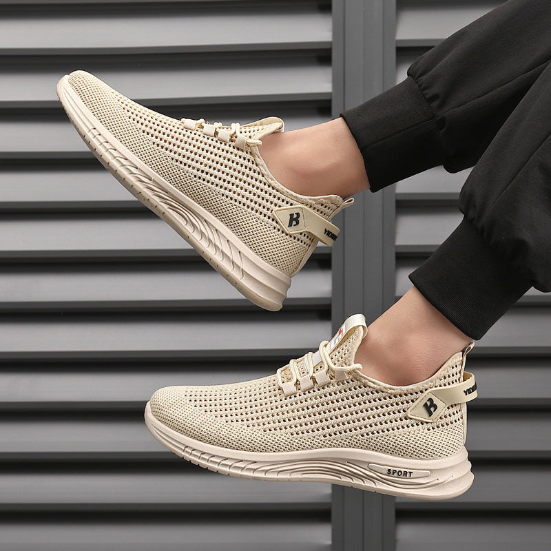 👟【39-44】Pantofi de bărbați casual confortabili, respirabili, din plasă, anti-alunecare, la modă