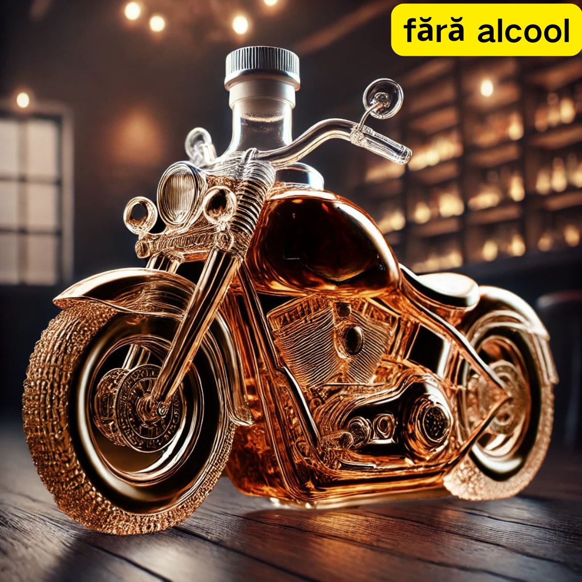 🚗Sticlă creativă de sticlă Sticlă de whisky interesantă Sticlă de sticlă în stil motocicletă