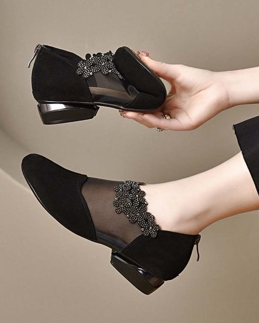 🔥🔥【35-41】🏆✨Tocuri noi din plasă goală cu talpă moale pentru femei