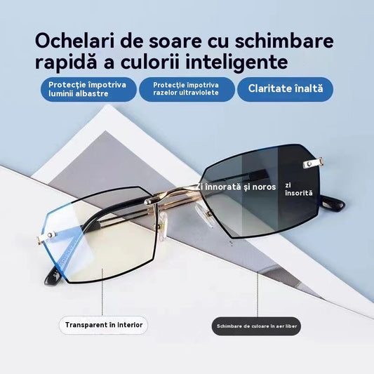 ✨🕶 Ochelari de citit fotocromatici inteligenți noi pentru bărbați și femei, ochelari care blochează lumina albastră