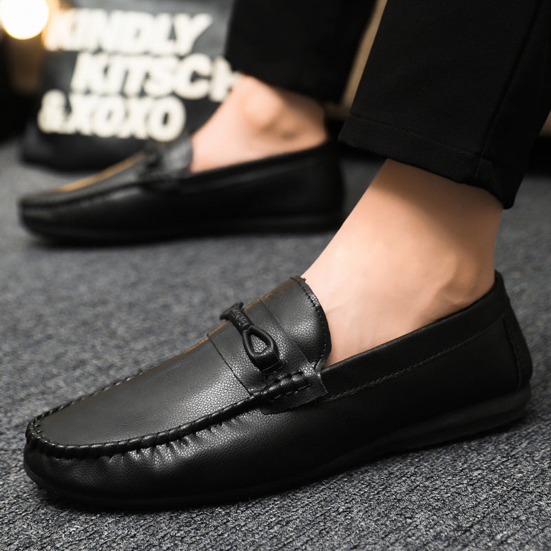 🔥🔥🥿Wiosenne i letnie niskie buty męskie wszechstronne, casualowe, oddychające buty skórzane