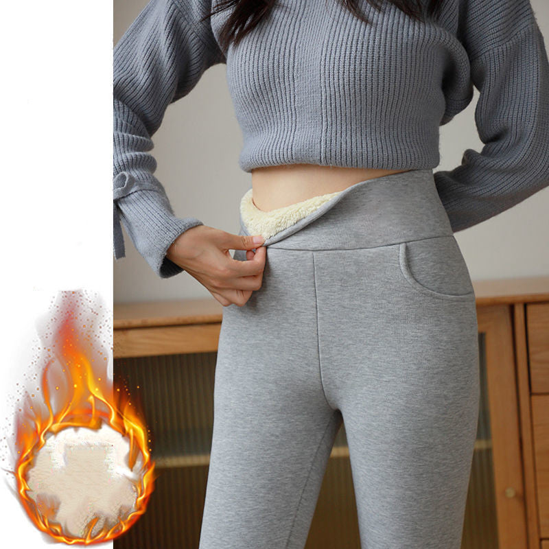 🥰🎉【Kup 1, a 1 dostaniesz gratis】Jesienne i zimowe legginsy z kaszmiru z wysokim stanem, ciepłe, 2025