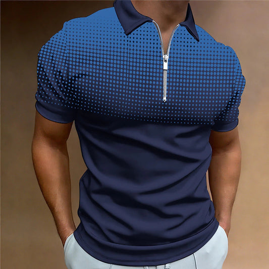 【S-3XL】2025, la modă nouă, cămașă polo pentru bărbați 