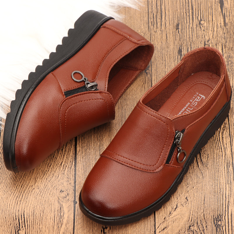 Ultra-komfortowe skórzane buty, miękkie podeszwy, antypoślizgowe i odporne na zużycie, długie noszenie bez zmęczenia, zapewnienie jakości