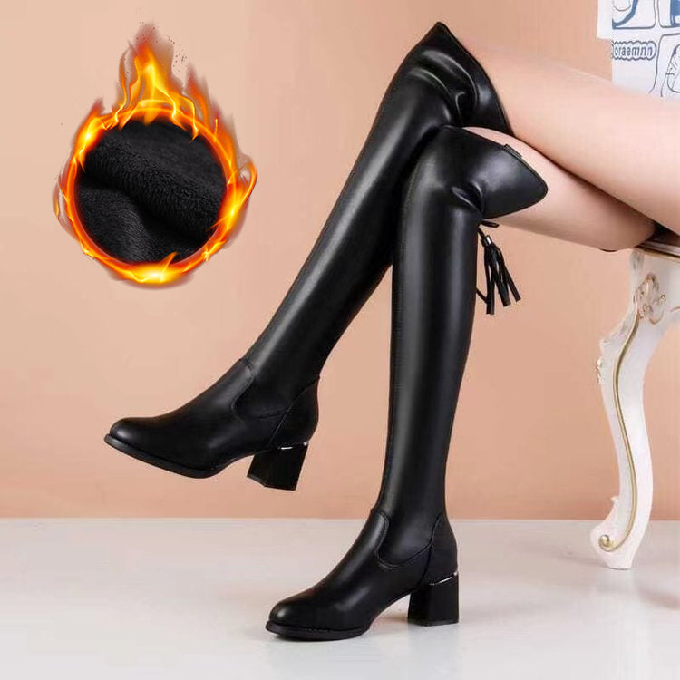 【30% POPUSTA】💥35-41💥Super elastične čizme s dugom cijevi