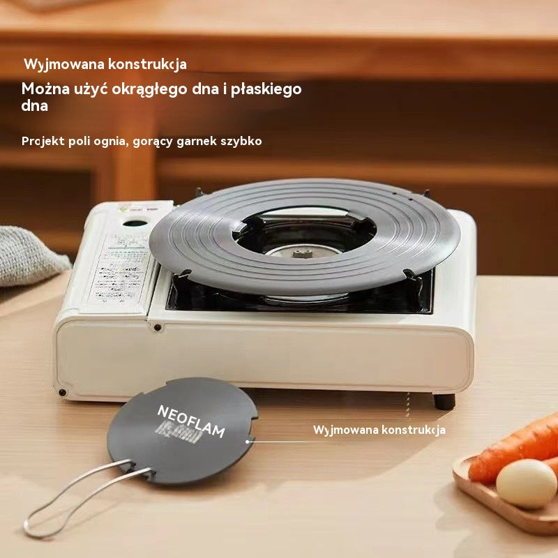 🔥  🍳 Płyta przewodząca ciepło do kuchenek domowych (nadaje się do gotowania, przygotowywania zup, rozmrażania składników, chroni garnek przed przypaleniem)