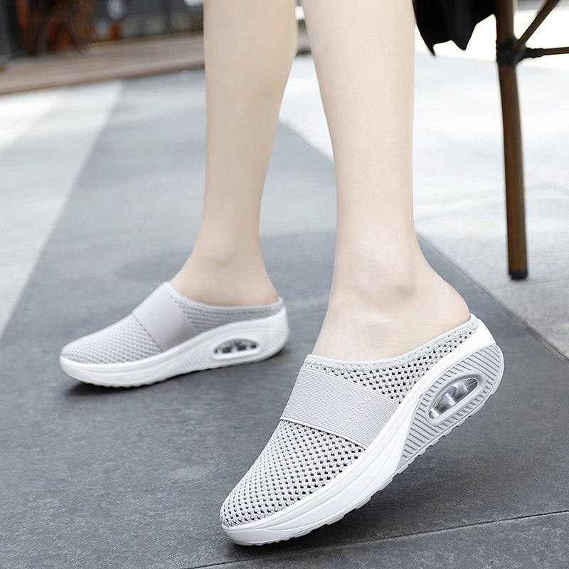 👡🛒【Nowy produkt w obniżonej cenie]】💖🎁【35-43]】Buty z poduszką powietrzną z siateczki Hollow 2025 o wysokiej elastyczności bez męczącego chodzenia