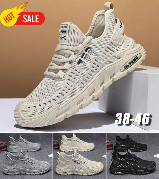 💥💥(38-46) Męskie buty codzienne na lato, oddychające, z miękką podeszwą i zapewniające doskonały komfort