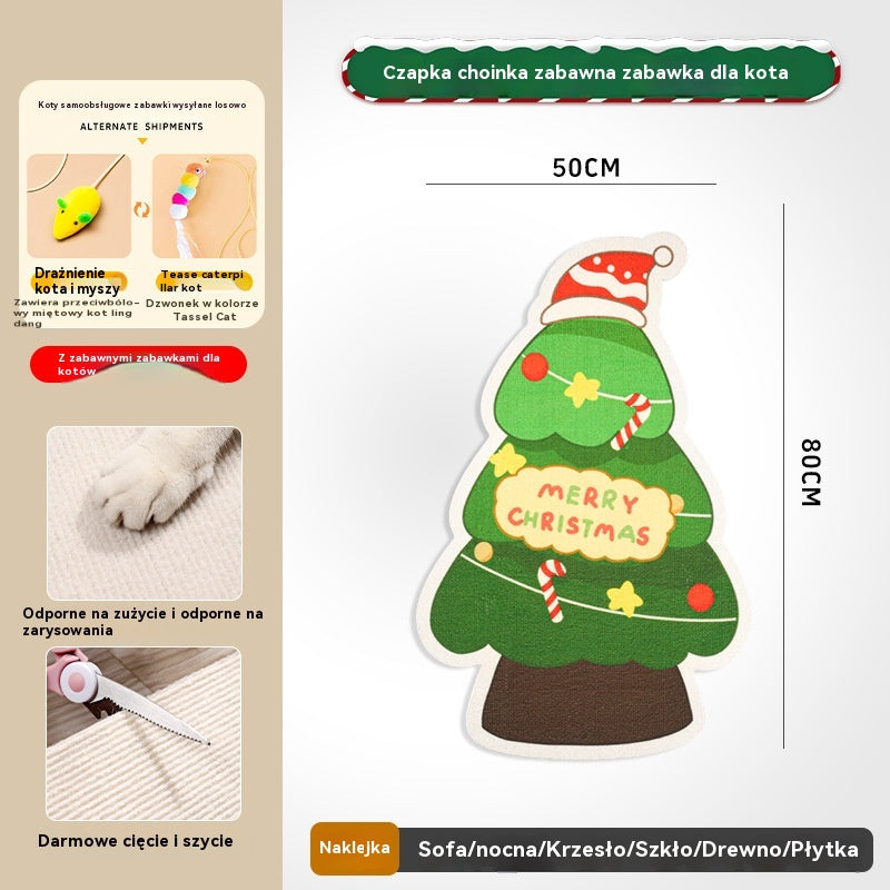 🏆【🔥Gorąca wyprzedaż】Drapacz dla kota montowany na ścianie - pionowy drapak w kształcie kostki - nie wymaga instalacji