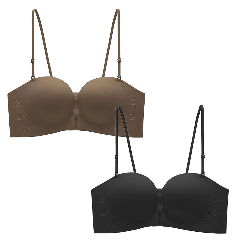 🥰【Cumpărați 1 obțineți 1】Sutien cu bretele detașabile și închidere frontală