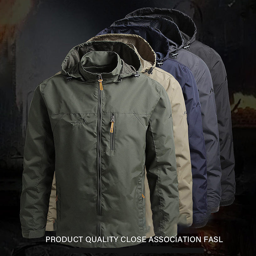 🔥 Jachetă casual cu glugă, rezistentă la vânt, nouă toamnă 2025