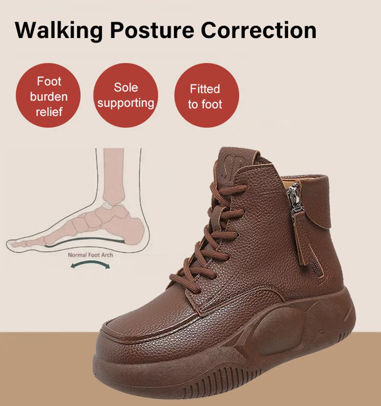 Nove male kožne čizme za sport i slobodno vrijeme, martinke s debelim đonom, noge udobne i neumorne