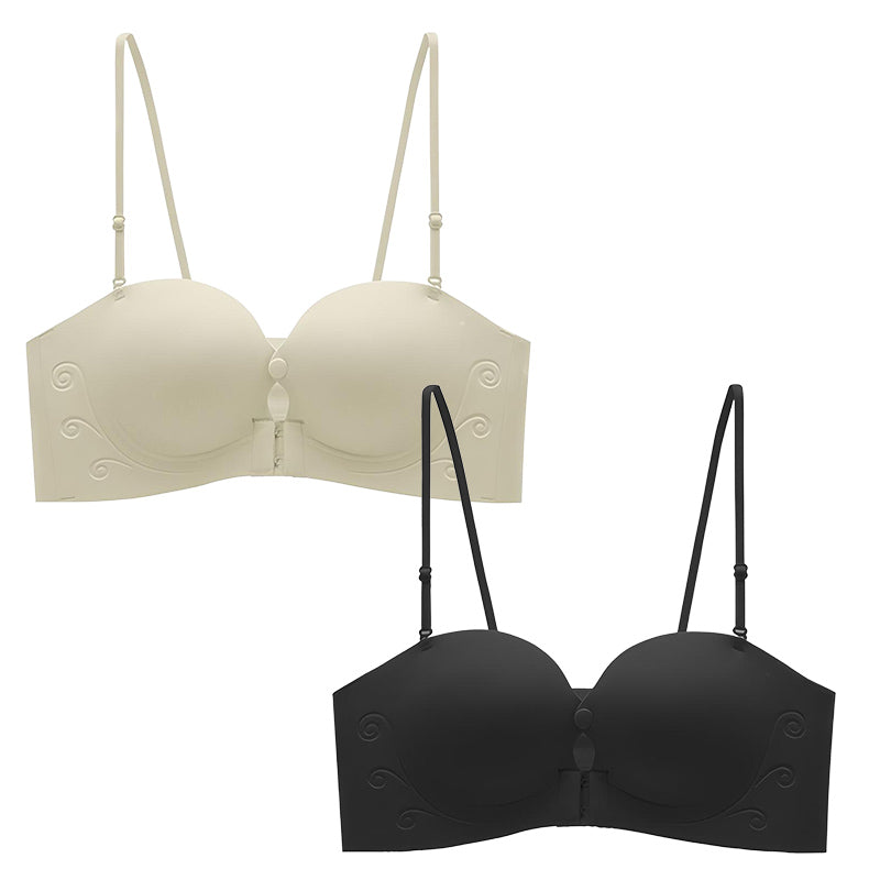 🥰【Cumpărați 1 obțineți 1】Sutien cu bretele detașabile și închidere frontală