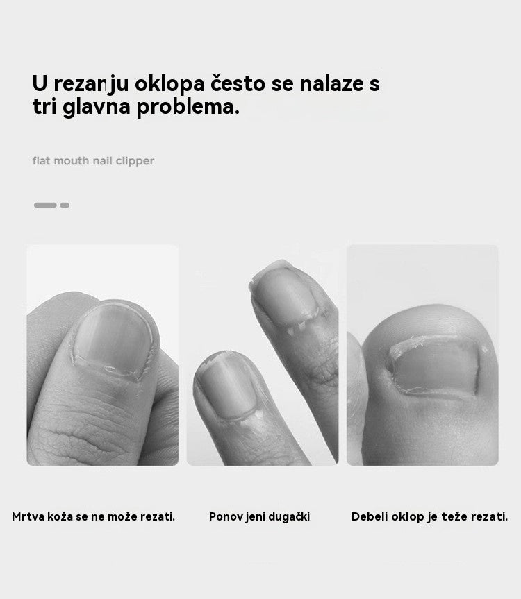 🔥Vruća prodaja🔥✂️💅Nove ultra tanke kutne škare za nokte, kućni alati za nokte [set od 3 dijela]-H