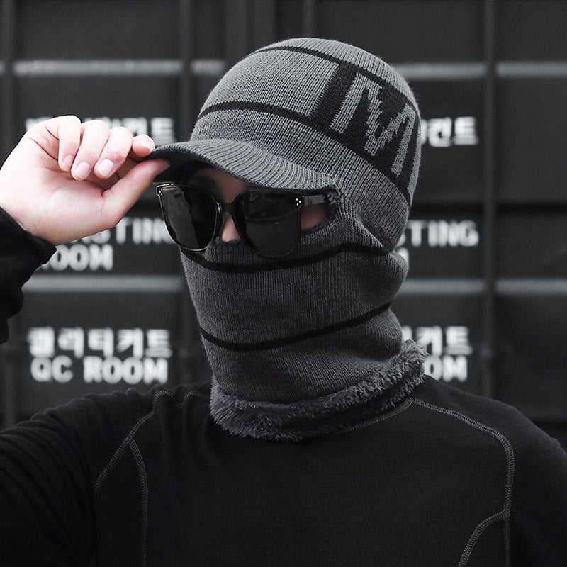 🔥 Enodelna debela volnena kapa, odporna proti vetru, za uporabo na prostem.