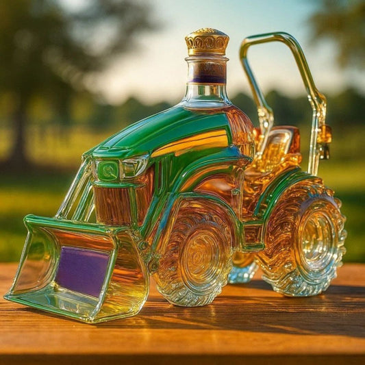 🥂Butelka whisky w kształcie traktora