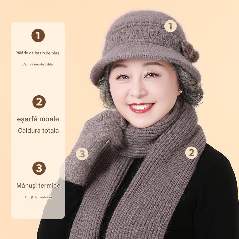 🧶 Topel spremljevalec pozimi: topla pletena volnena kapa