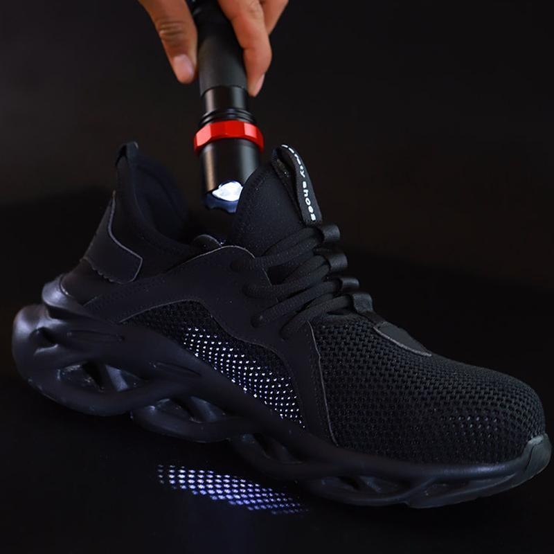 Descuento en producto nuevo 💥 Zapatos de trabajo para hombre 39-48 ✅ transpirables y resistentes a los golpes ✅ resistentes a los pinchazos ✅ antideslizantes ✅ cómodos