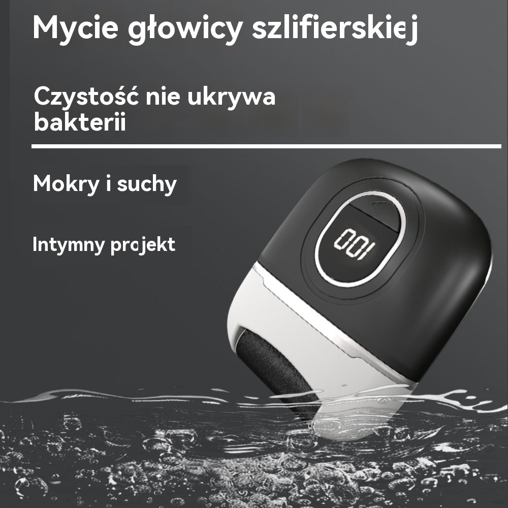 🦶🛁 Nowy elektryczny szlifier do stóp, usuwanie martwej skóry z paznokci, elektryczny szlifier do stóp do pedicure