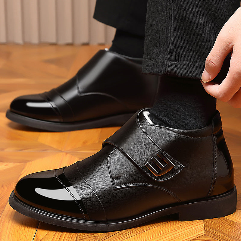 【38-44】🔥Zimowe buty bawełniane z podszewką z polaru, buty casualowe w stylu brytyjskim