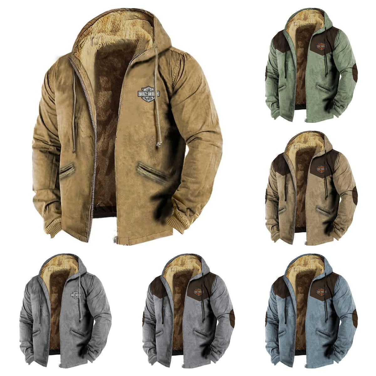 【M-5XL】Nova modna muška jesensko-zimska široka baršunasta jakna za 2025. godinu