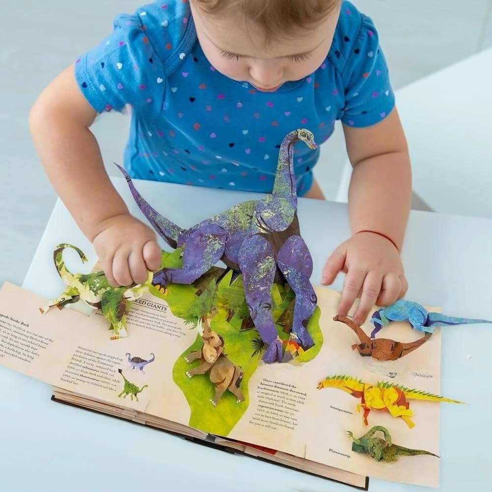 📕 3D Enciclopedie Preistoric Dinozaurii Carte pop up Enciclopedia Dinozaurilor