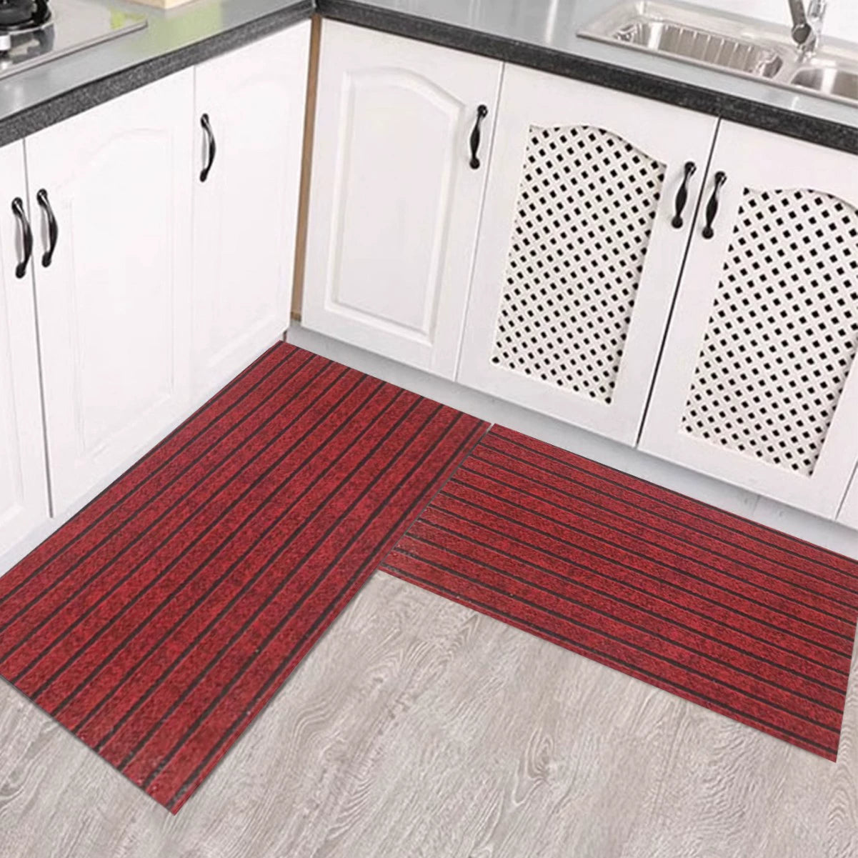 💥(40*60cm+40*120cm) Mata kuchenna z paskami antypoślizgowymi, które pochłaniają wodę i olej