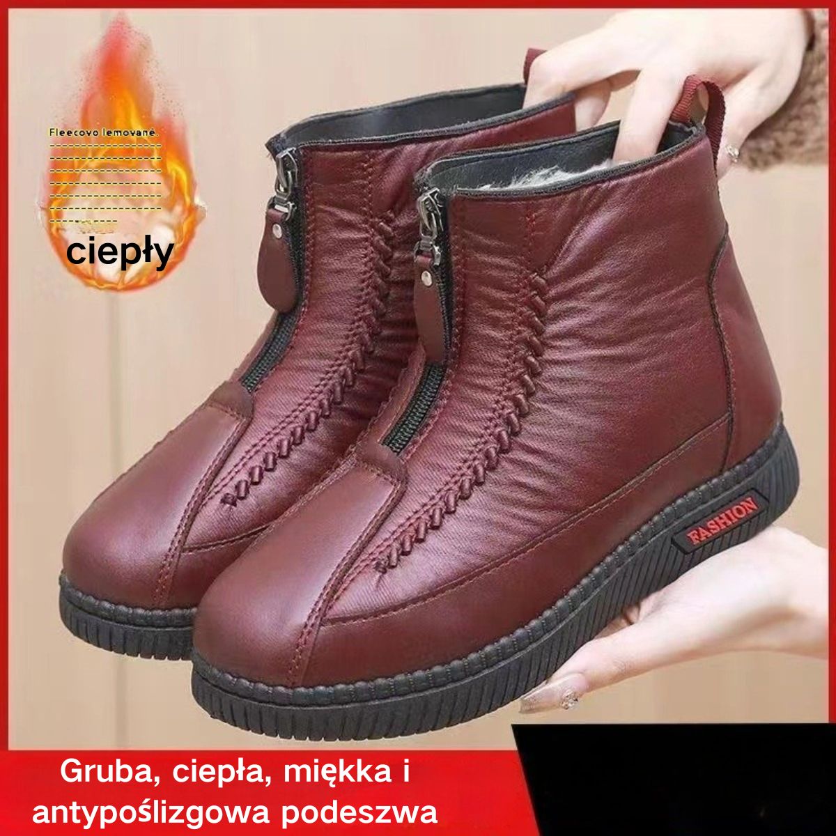 🔥【35-41】Ręcznie robione włoskie damskie buty antypoślizgowe ze skóry naturalnej