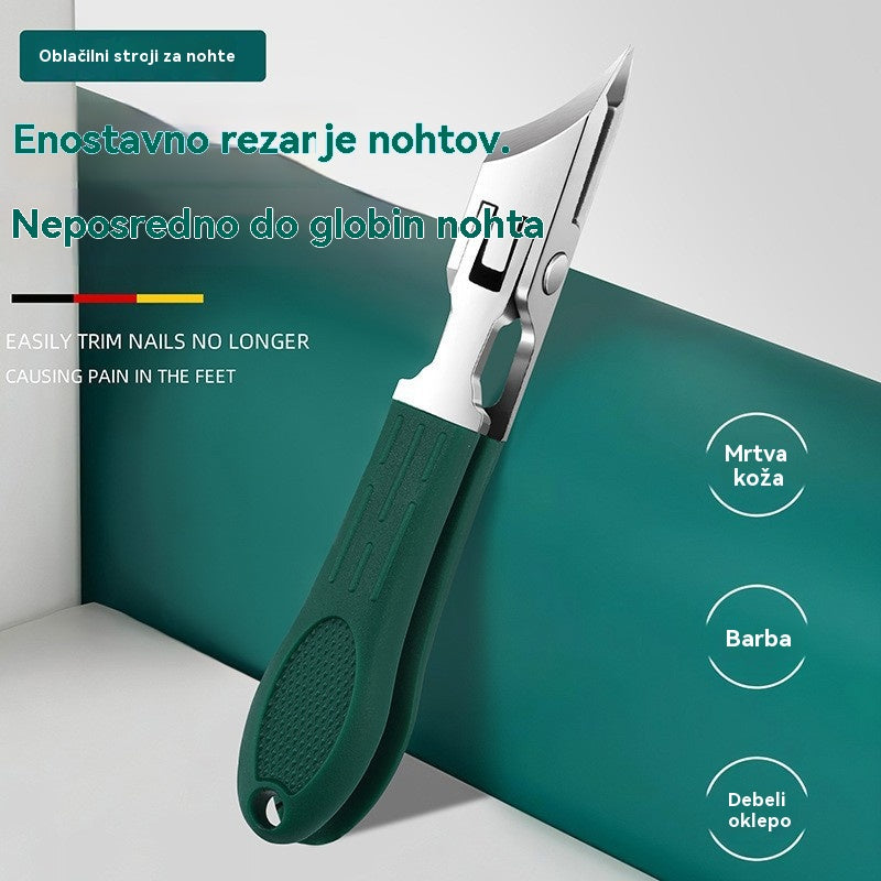 【Komplet 3 kosov】✂️💅 Nove ultratanke poševne škarje za nohte, domača orodja za nego nohtov