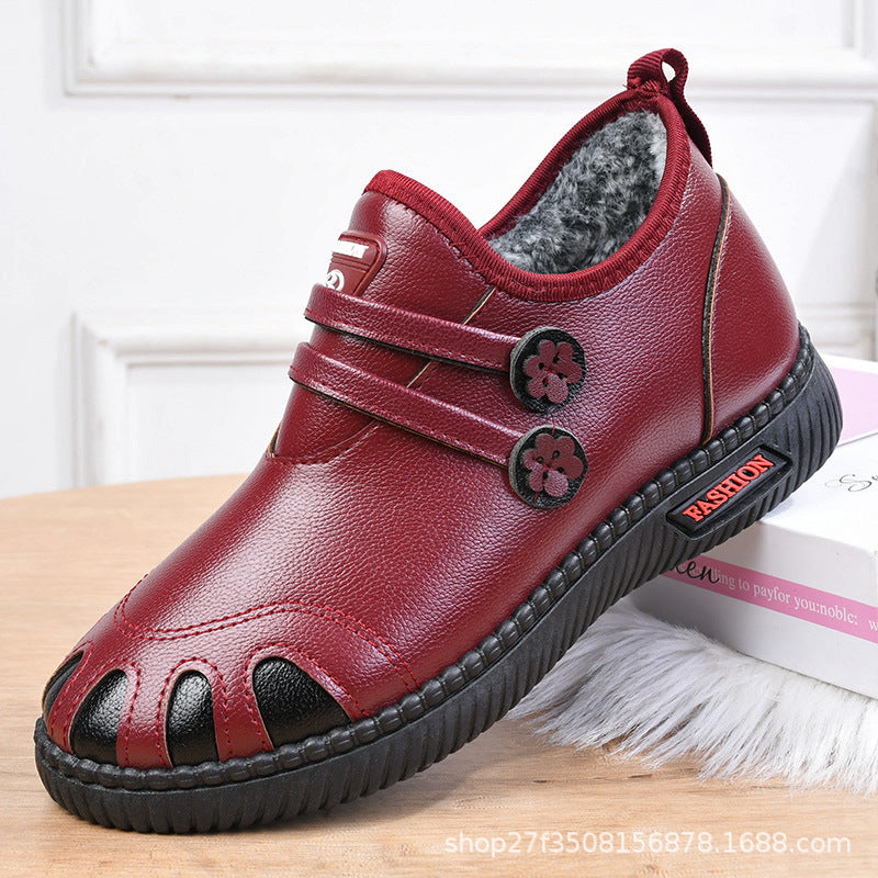 【35-41】Ιταλικές χειροποίητες γυναικείες αντιολισθητικές γνήσιες δερμάτινες μπότες αστραγάλου