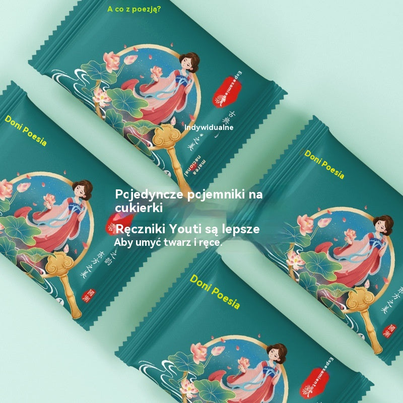 【🔥30 sztuk】Skompresowane, powiększone, pogrubione i wielokrotnego użytku jednorazowe ręczniki przenośne