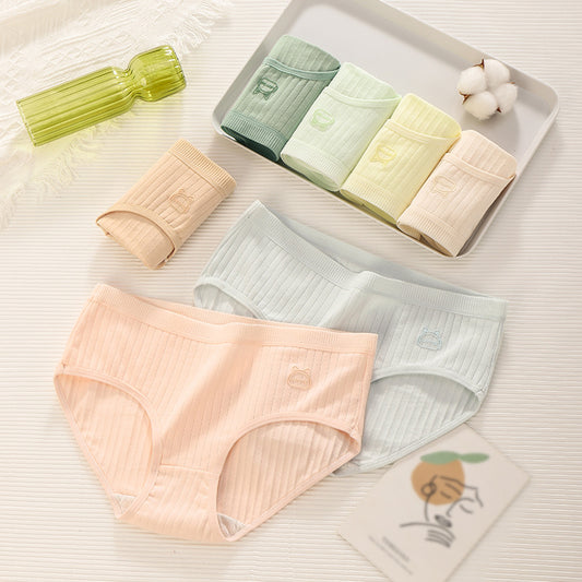 ✨🩲【Promocja ograniczona czasowo】💖🛒(7 sztuk) Wygodne i proste antybakteryjne majtki damskie z wysokim stanem