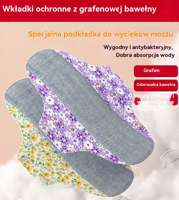 Kup 5 i otrzymaj 5 gratis【10 sztuk】 Zmywalna podkładka antybakteryjna wykonana z bawełny grafenowej（12.9 zł /sztuk ）