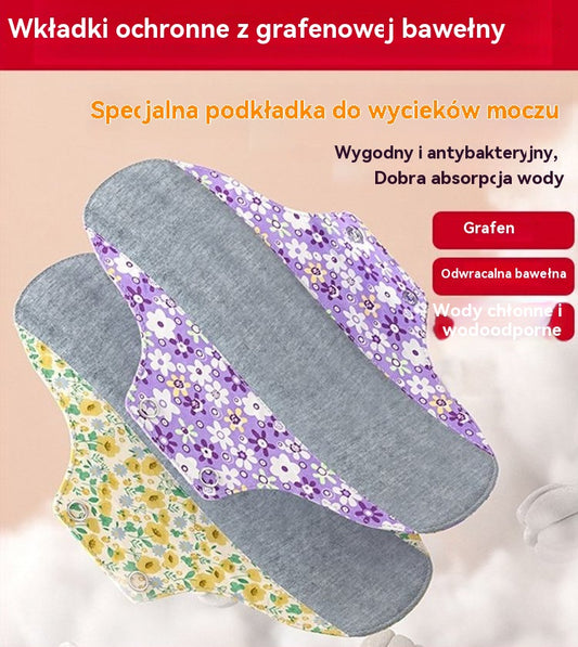 Kup 5 i otrzymaj 5 gratis【10 sztuk】 Zmywalna podkładka antybakteryjna wykonana z bawełny grafenowej（12.9 zł /sztuk ）