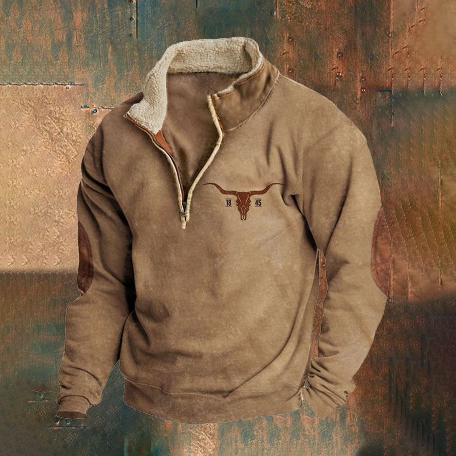 👕【S-4XL】2025 Jesienno-zimowy męski modny, ciepły sweter z długim rękawem i nadrukiem 3D