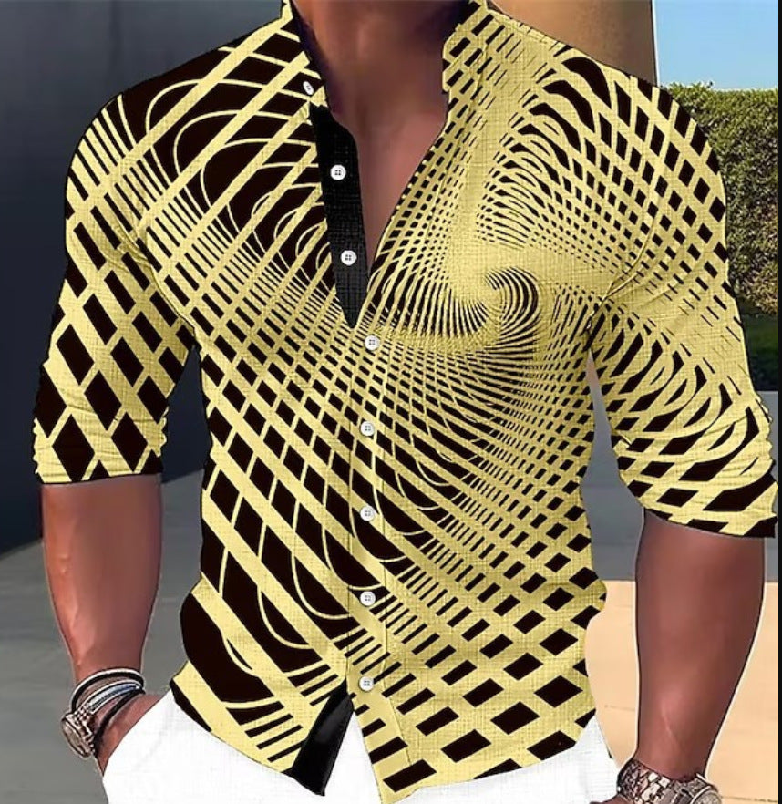 💥💥【Promocja ograniczona czasowo】👔【S-6XL】Męska bawełniana koszula z nadrukiem