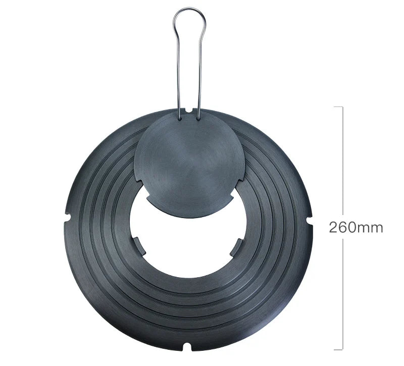 🔥  🍳 Płyta przewodząca ciepło do kuchenek domowych (nadaje się do gotowania, przygotowywania zup, rozmrażania składników, chroni garnek przed przypaleniem)