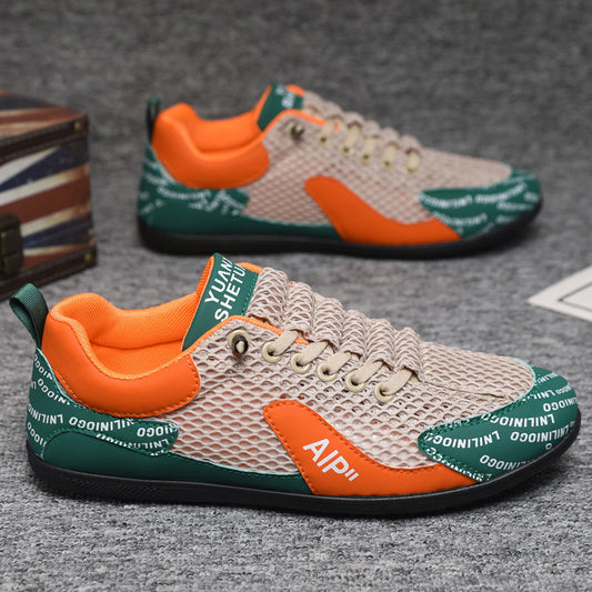 👟2025 pantofi sport casual respirabili pentru bărbați, din plasă, de vară nouă