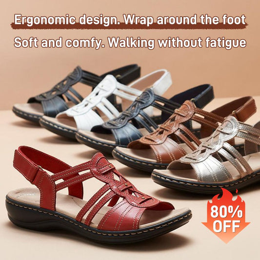 🔥👡【35-43】Sandale din piele moi și confortabile pentru femei 